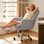 Chaise de bureau large inclinable et pivotante-1415135569