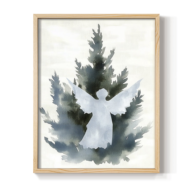 «Christmas Holiday», reproduction d'art encadrée CMV III, H 30 po x l 24 po, Naturel