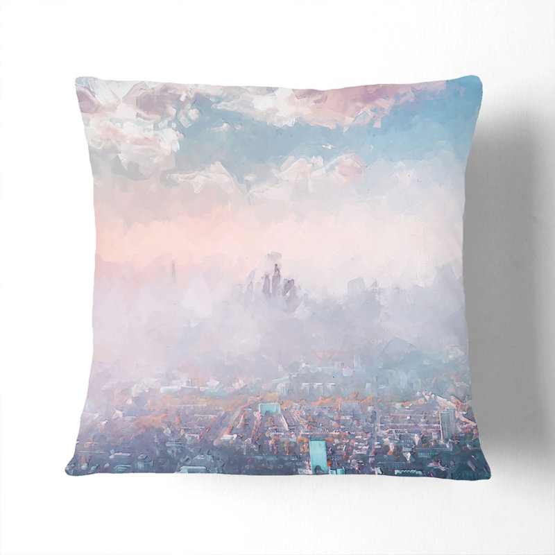 Square Throw Cushion, 55cm H x 55cm W x 20cm D