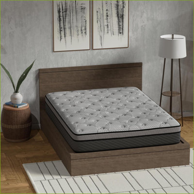 Mattresses, 12 Inch Medium Firm Hybrid Mattress with Gel Foam &amp; Pocketed Coils | Foam+Spring | Twin