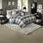 Farmhouse Bedding Sets, Polyester Blend, Cozy Herringbone Style For Home