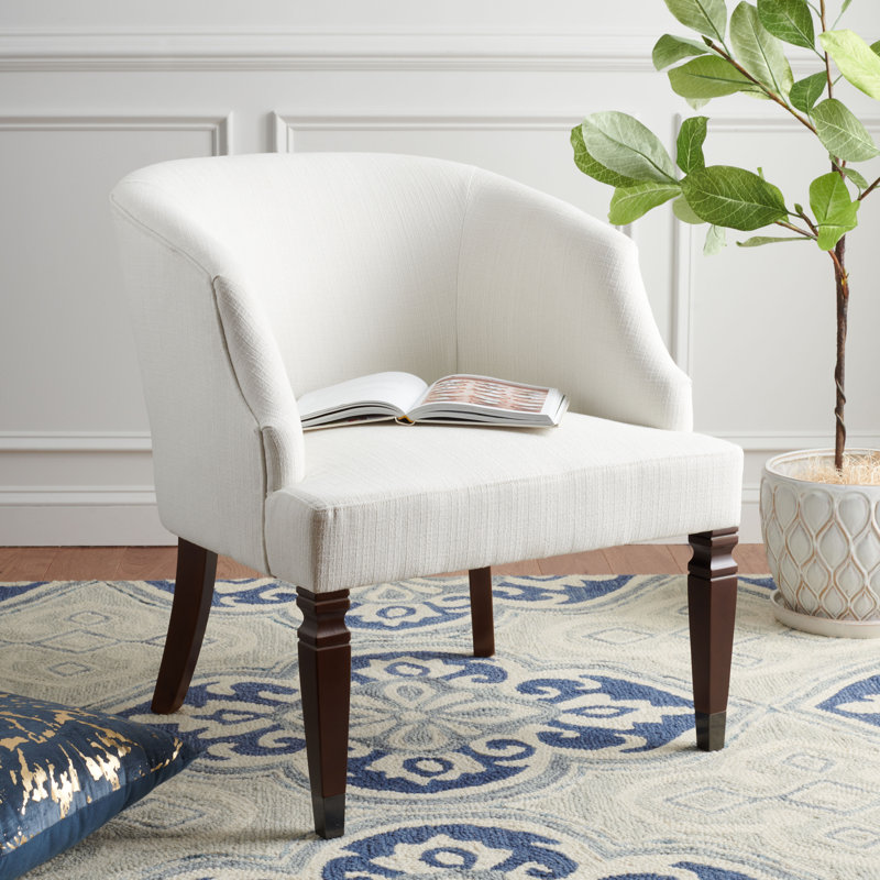 Fauteuil Arniaga, Velours blanc