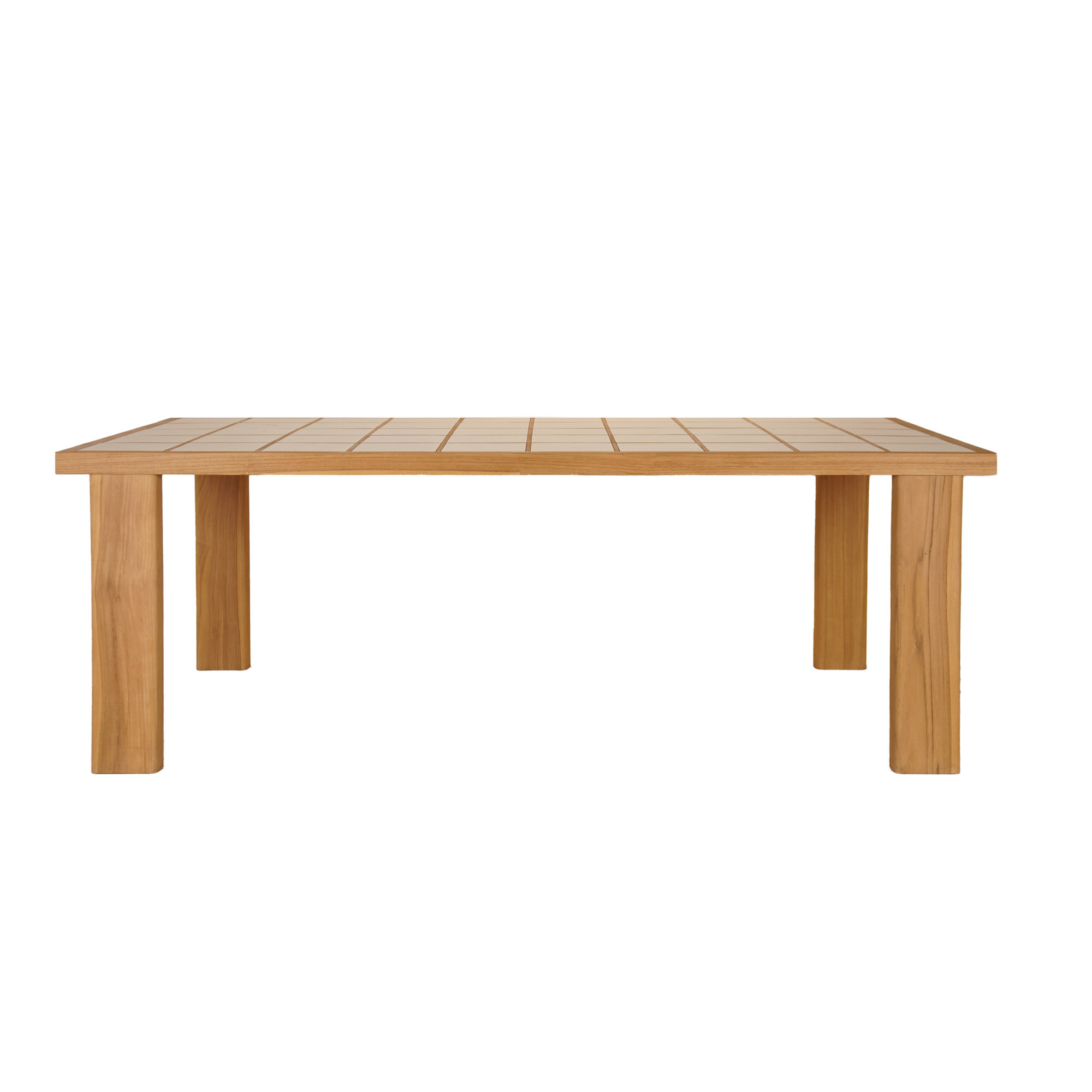 Colunga Outdoor Dining Table, Natural
