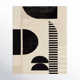 Sola Geometric Handmade Tufted Wool Cream/Black/Light Beige Area Rug