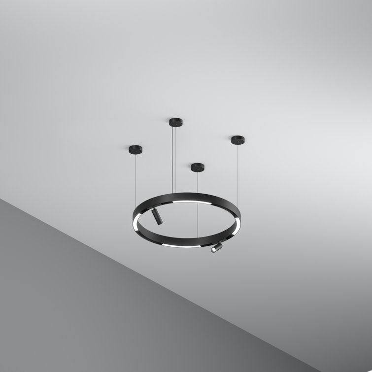 6 - Light LED Geometric Pendant