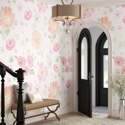 Cantu Peel & Stick Floral Roll