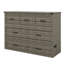 Armoire lit escamotable double avec station de charge, lit plateforme pliable multifonctionnel avec 1 grand tiroir de rangement Murphy-1014177957