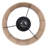 Aubine 1 Light Table Lamp With Matte Black Finish And Tan Rope Shade