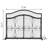 2 Panel Iron Fireplace Screen