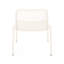 Chaises d'été - Fer blanc mat empilable, l 25,97 po x P 22,15 po, chaise en fer 7,59 lb Comfort Time