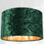 30cm Velvet Drum Lamp Shade-470159825-470159829