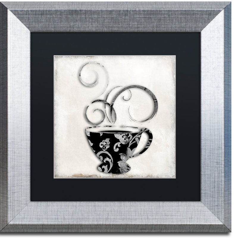 "Jadaya Silver Brewed 2" par Color Bakery, impression encadrée, H 16 po x l 16 po x P 0,5 po, Noir