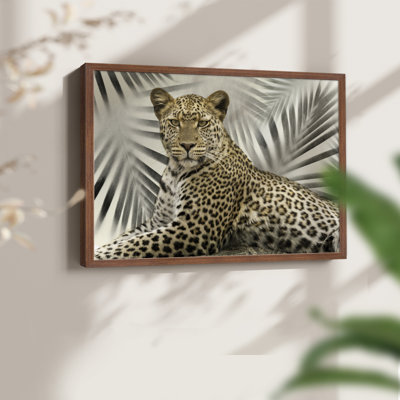 Boho Cheetah -Framed Print - Restickable