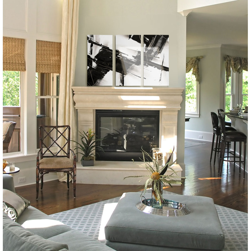 3 - Pieces, 40" H x 60" W x 1.5" D