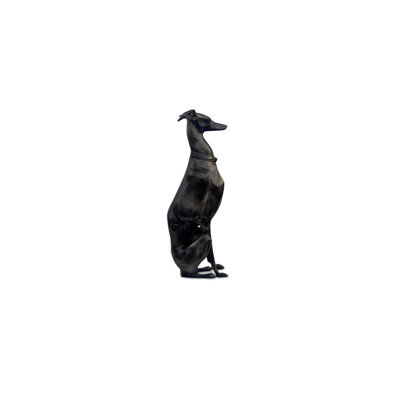 Duke Cast Aluminum Sculpture Black