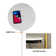 70.1'' White Tray Table Floor Lamp with USB