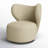 Samos Upholstered Swivel Accent Chair