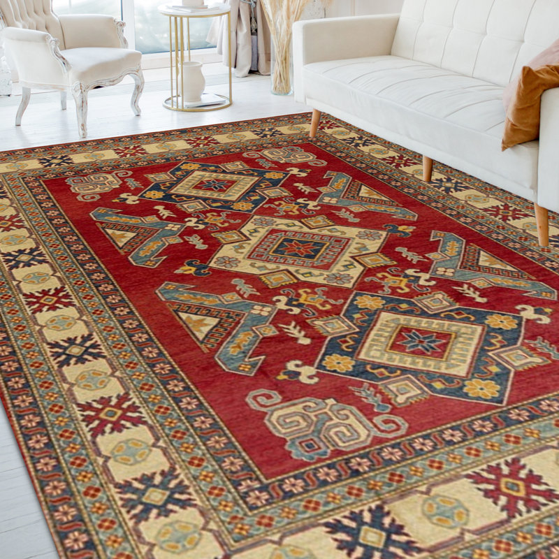 Kazak Wool Area Rug
