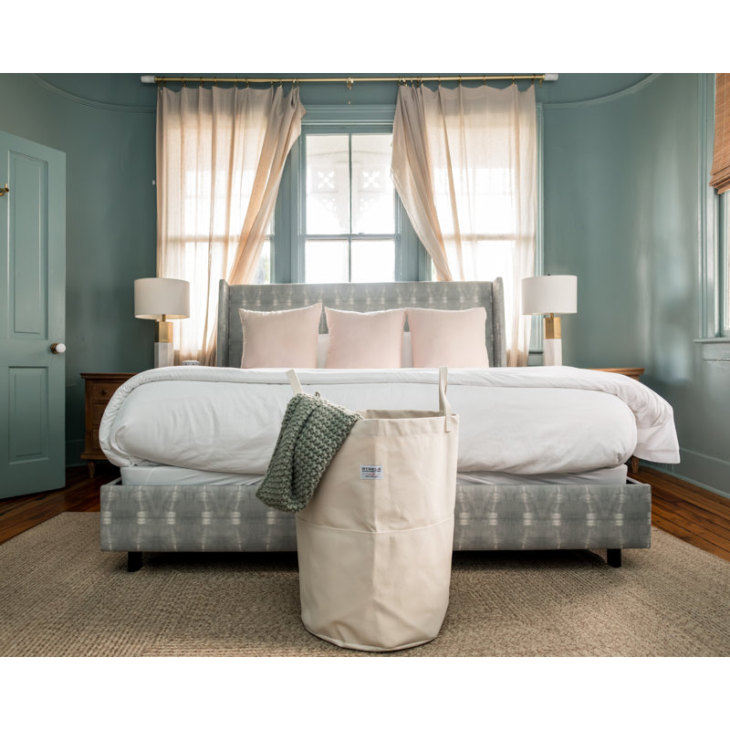Tall  Canvas Hamper, Natural