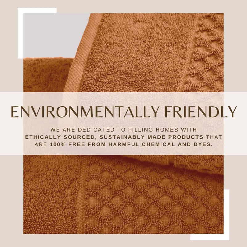 Copper Heavyweight Cotton Terry 6-Piece Towel Set