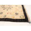 Tapis de bois one-of-kind-noué la 2010 chobi crème/bleu marine 8 pi 2 po x 9 pi en laine de 10 po Latifa