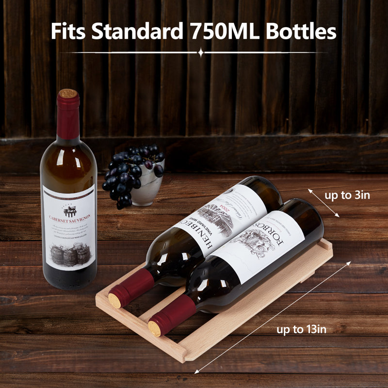 Yesurprise Single Zone 17.7'' Freestanding 18 Bottle Wine Refrigerator