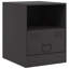 34.5cm W Steel Bedside Table-101281352