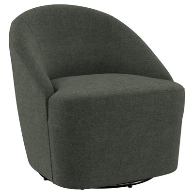 Fauteuil pivotant tonneau Toril Hunter Green