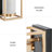 1 - Light Dimmable Gold Wall Sconce