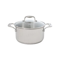 Mueller 16QT UltraClad Tri-Ply Stainless Steel Cooking Stock Pot with Lid  and Ladle, Large Pot