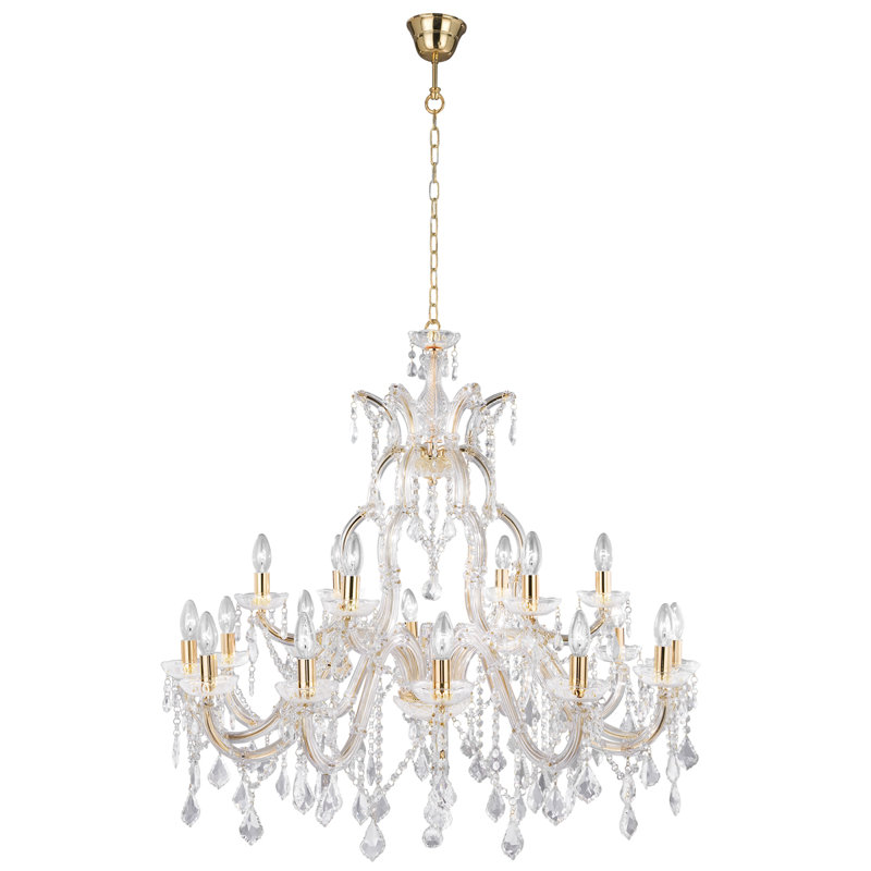 Kelly 18 - Light Chandelier, Gold