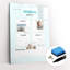 Magnetic Glass Photo Memo Board