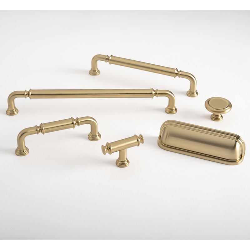 Berkshire Collection T-Knob - 2-1/8" x 11/16 " Cabinet Knob - Farmhouse Hardware for Drawers & Cabinets, Champagne Bronze