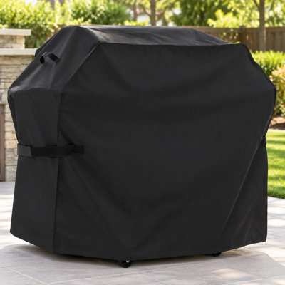 58 Inch Heavy Duty Grill Cover, Waterproof BBQ Gas Grill Cover, UV & Weather Resistant Outdoor Grill Cover, Fits 4-6 Burner Grills up to 58", with Adjustable Straps