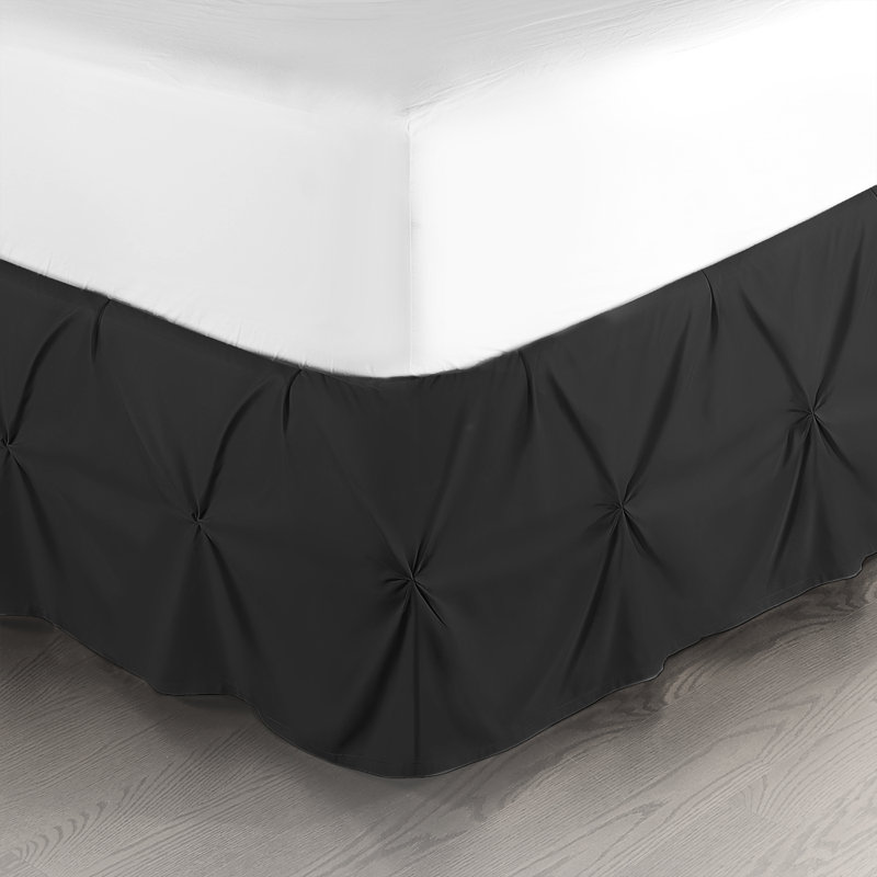 Tailored Bed Skirt, Black, King