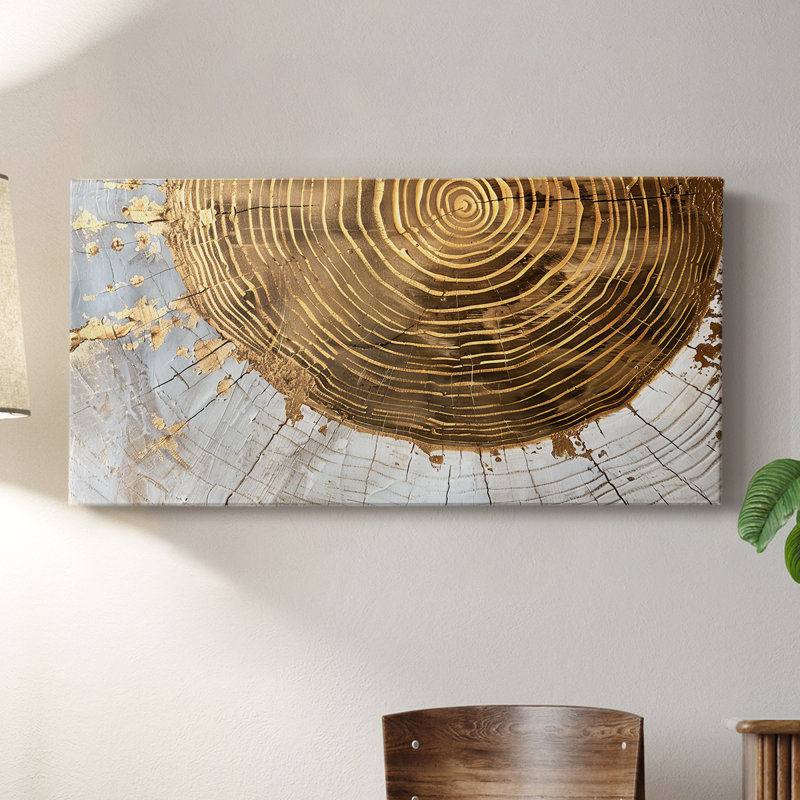 Abstract Series 2 #XVI-Gallery Wrapped Canvas, 16" H x 32" W