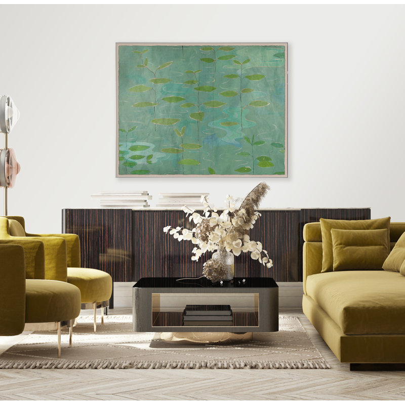 Lilies Print by Paule Marrot, Framed Print, Acrylic Box, 44" H x 56" W