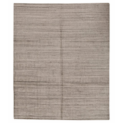 Tapis rectangulaire en soie noué à la main