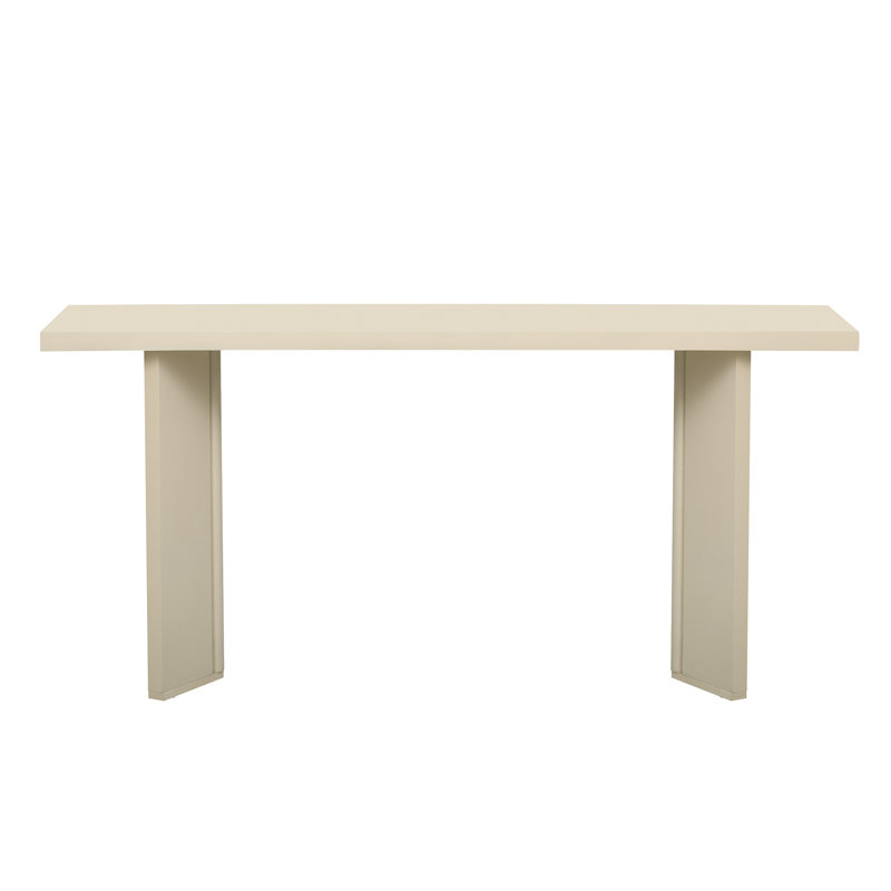 Table basse 63 "en bois beige, Beige