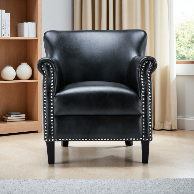 Fauteuil club, Noir