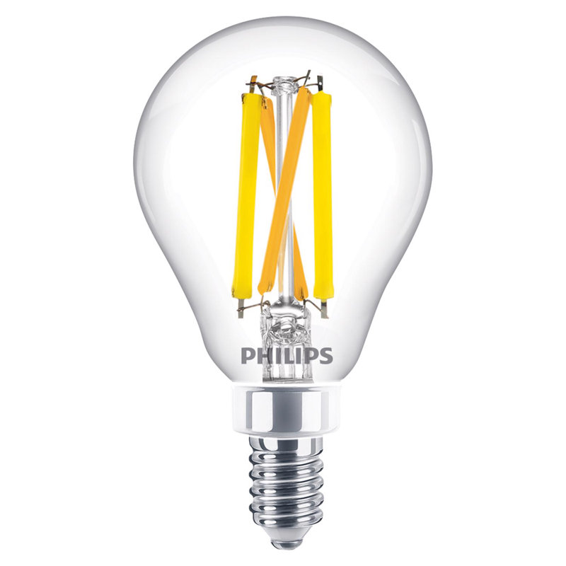 Philips Ultra Definition A15 E12 (Candelabra) LED Bulb Soft White 40 Watt Equivalence 2 pk