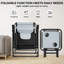 Metal Outdoor Lounge Chair with Ottoman-851149495