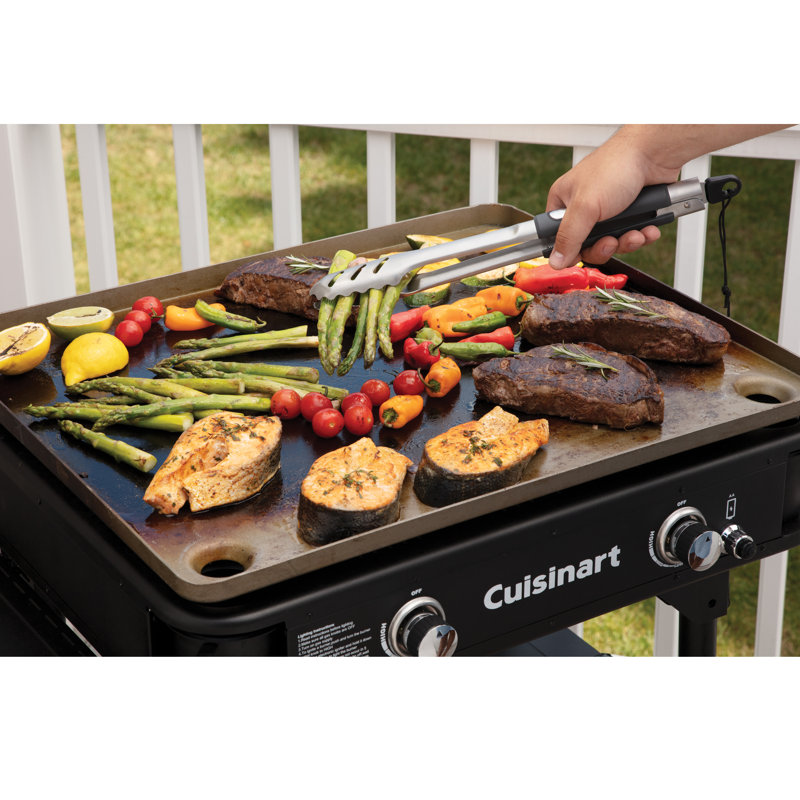28" Two Burner Gas Griddle And Cover