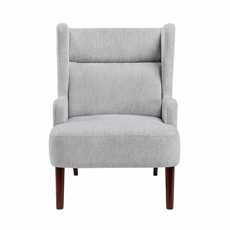 Fauteuil à oreilles, fauteuil rembourré pour le salon, fauteuil d'appoint simple pour la maison, Gris chenille