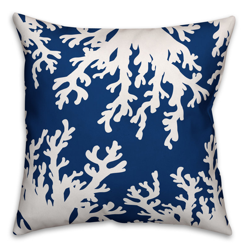  Coussin décoratif 18 po Coral