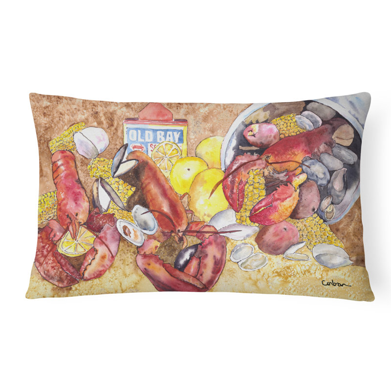 Coussin décoratif intérieur / extérieur Lobster