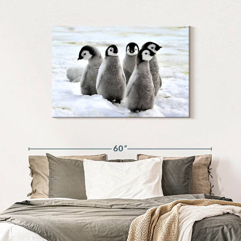 Brampt Charming Penguin Chicks, 30" H x 45" W