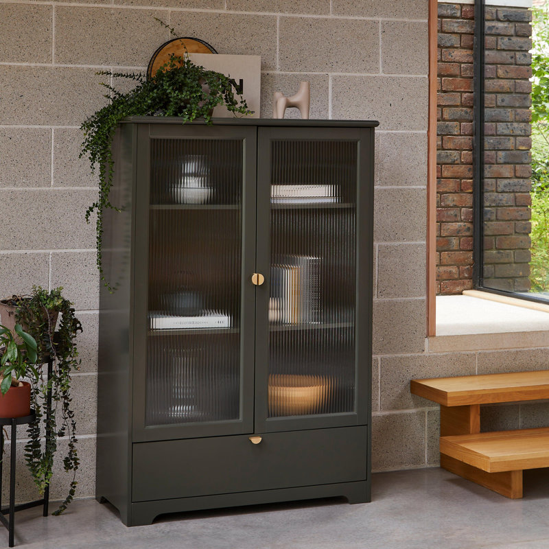 Casen Kitchen Cabinet Set, Green