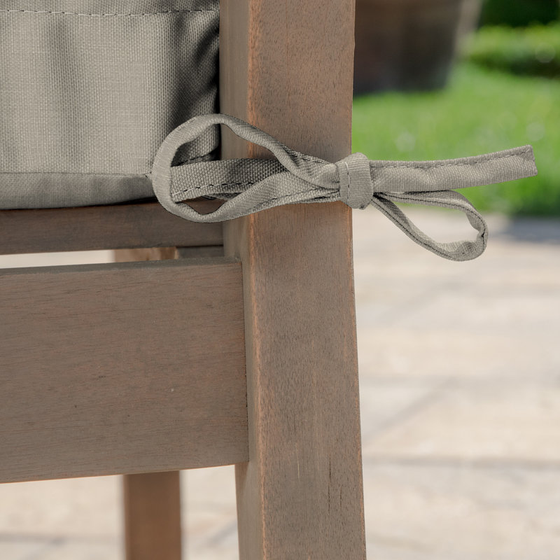 Coussin de siège d'extérieur 1 pièce ARDEN, Polyviscose brun clair