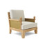Fauteuil luxueux à assise profonde